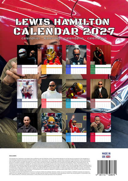 Lewis Hamilton Calendar 2027 – M-PRA Range