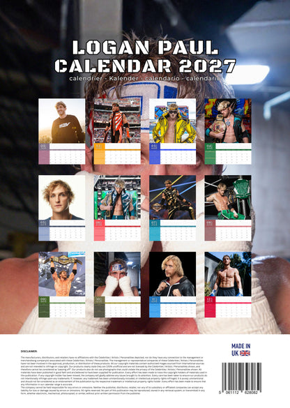 Logan Paul Calendar 2027 – M-PRA Range