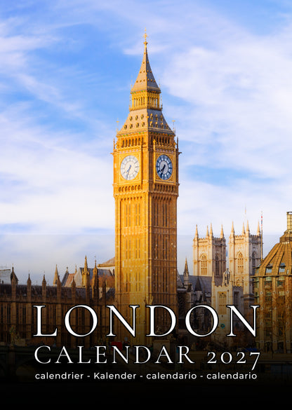 London Calendar 2027 – M-PRA Range