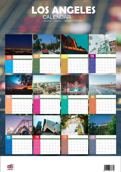 Los Angeles Calendar 2026 – M-PRA Range