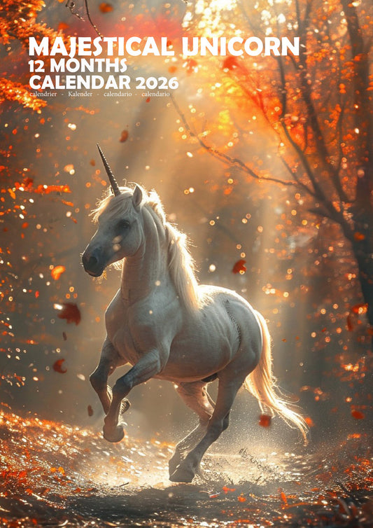 Mystical Unicorn Art Calendar 2026 – M-PRA Range