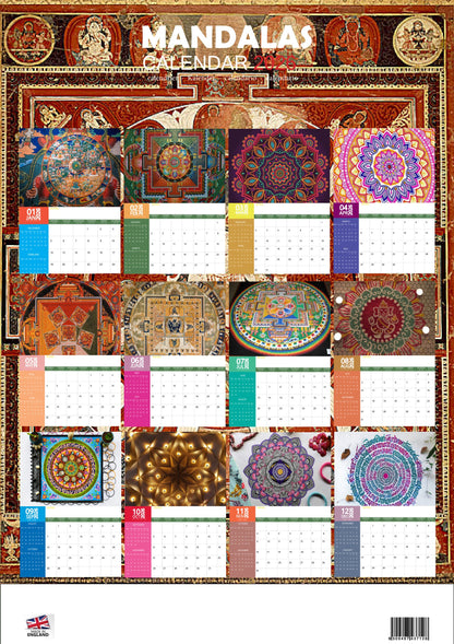 Mandalas Art Calendar 2026 – M-PRA Range