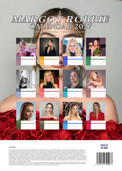 Margot Robbie Calendar 2027 – M-PRA Range