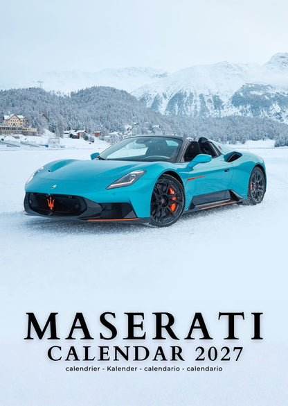 Maserati Transport Calendar 2027 – M-PRA Range