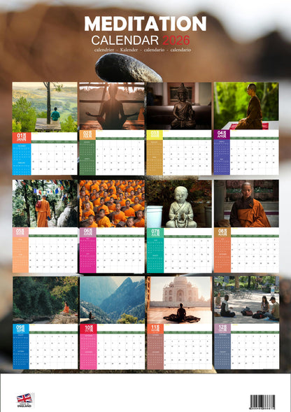Meditation Sculpture Art Calendar 2026 – M-PRA Range