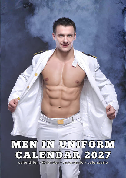 Men in Uniform Calendar 2027 | Stylish Photo Calendar