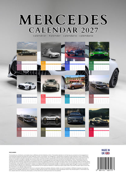 Mercedes Transport Calendar 2027 – M-PRA Range