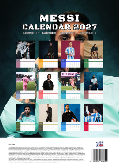 Messi Calendar 2027 – M-PRA Range