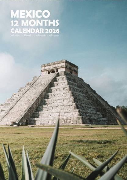 Mexico Calendar 2026 – M-PRA Range