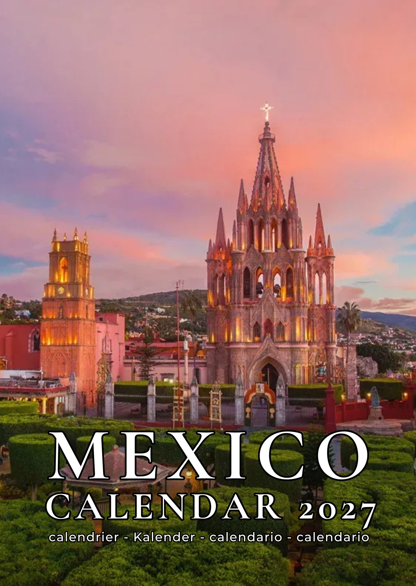 Mexico Calendar 2027 – M-PRA Range