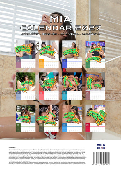 Mia Khalifa XXX Calendar 2027 | Adult Calendar