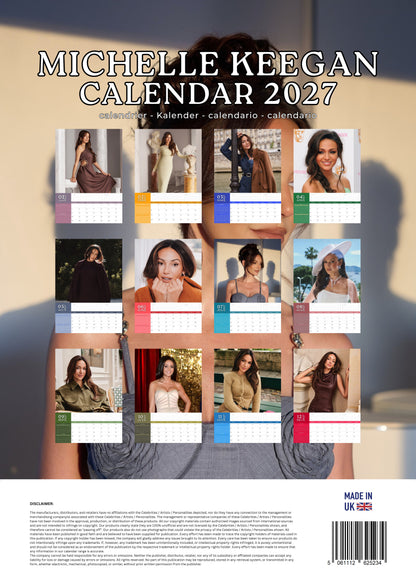 Michelle Keegan Calendar 2027 – M-PRA Range