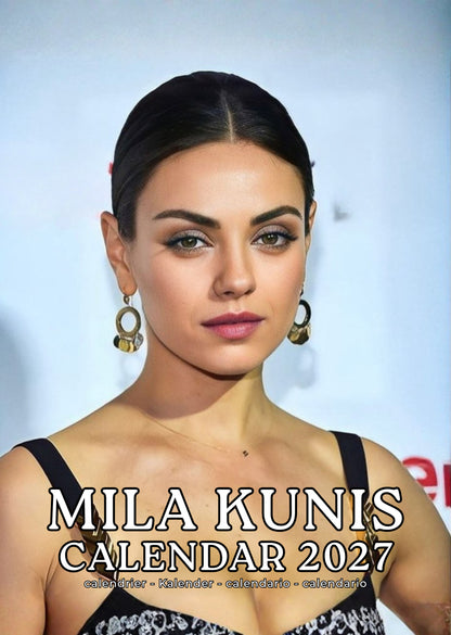 Mila Kunis Calendar 2027 – M-PRA Range