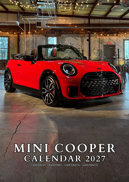 Mini Cooper Transport Calendar 2027 – M-PRA Range