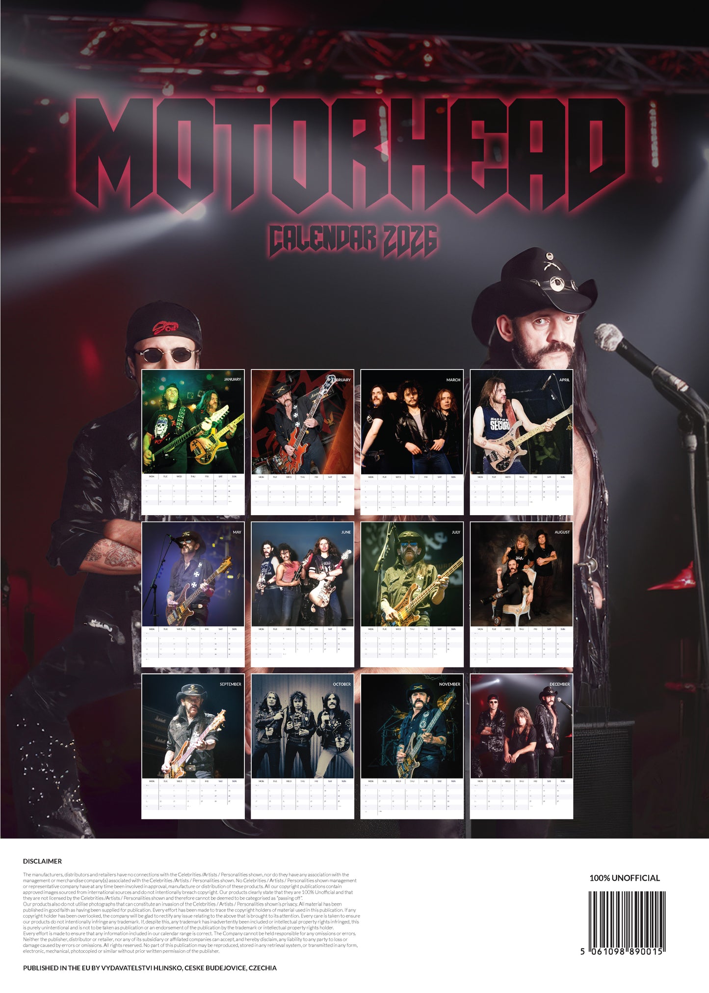 Motorhead Calendar 2026 – RR Range