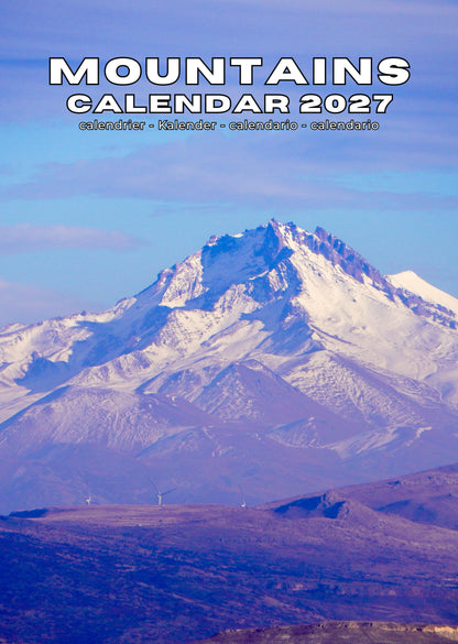 Mountains Natural Calendar 2027 – M-PRA Range
