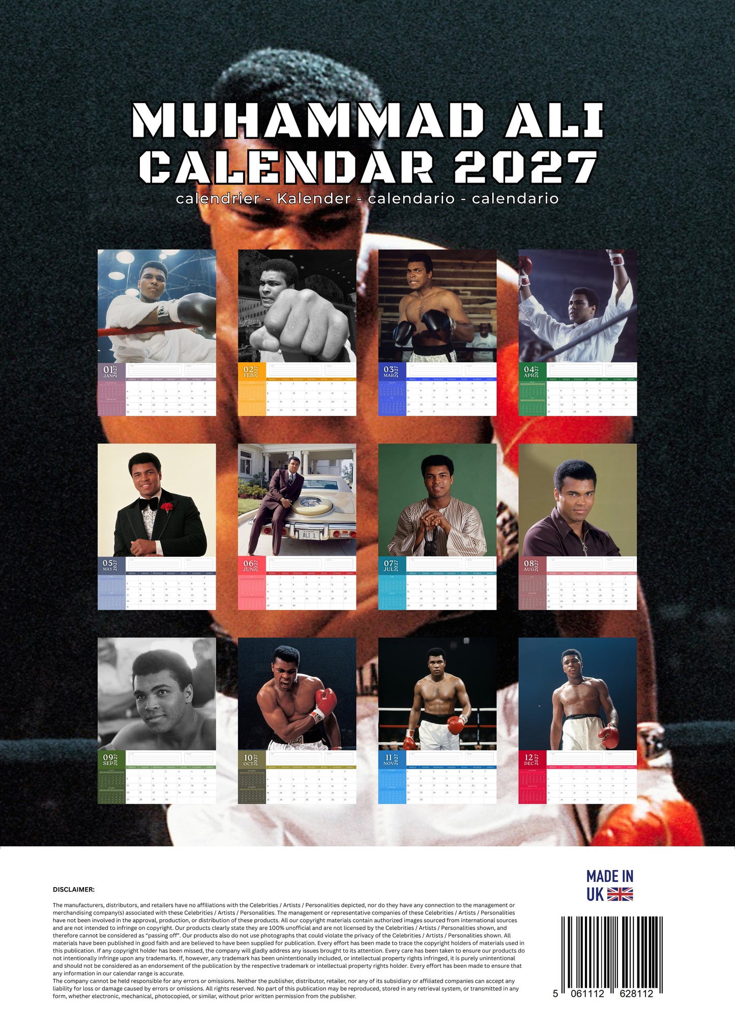 Muhammad Ali Calendar 2027 – M-PRA Range