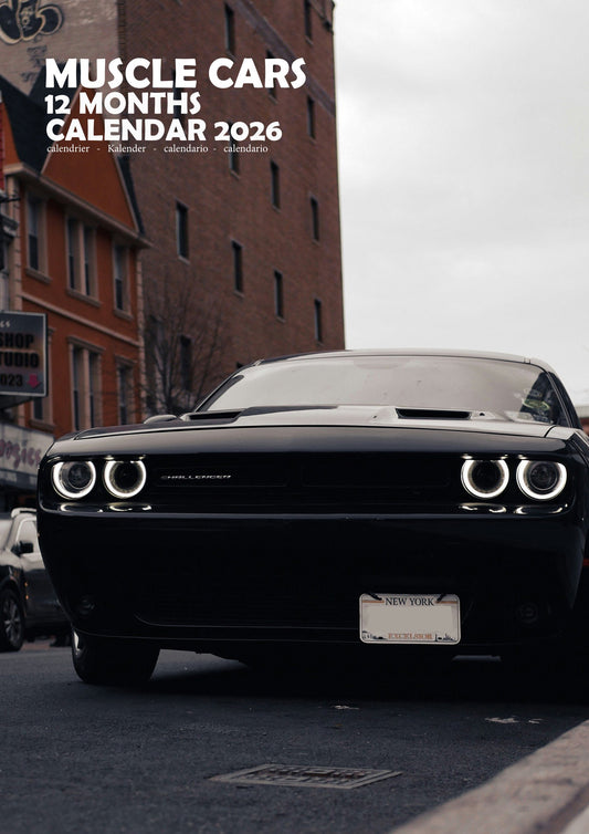 Muscle Cars Transport Calendar 2026 – M-PRA Range