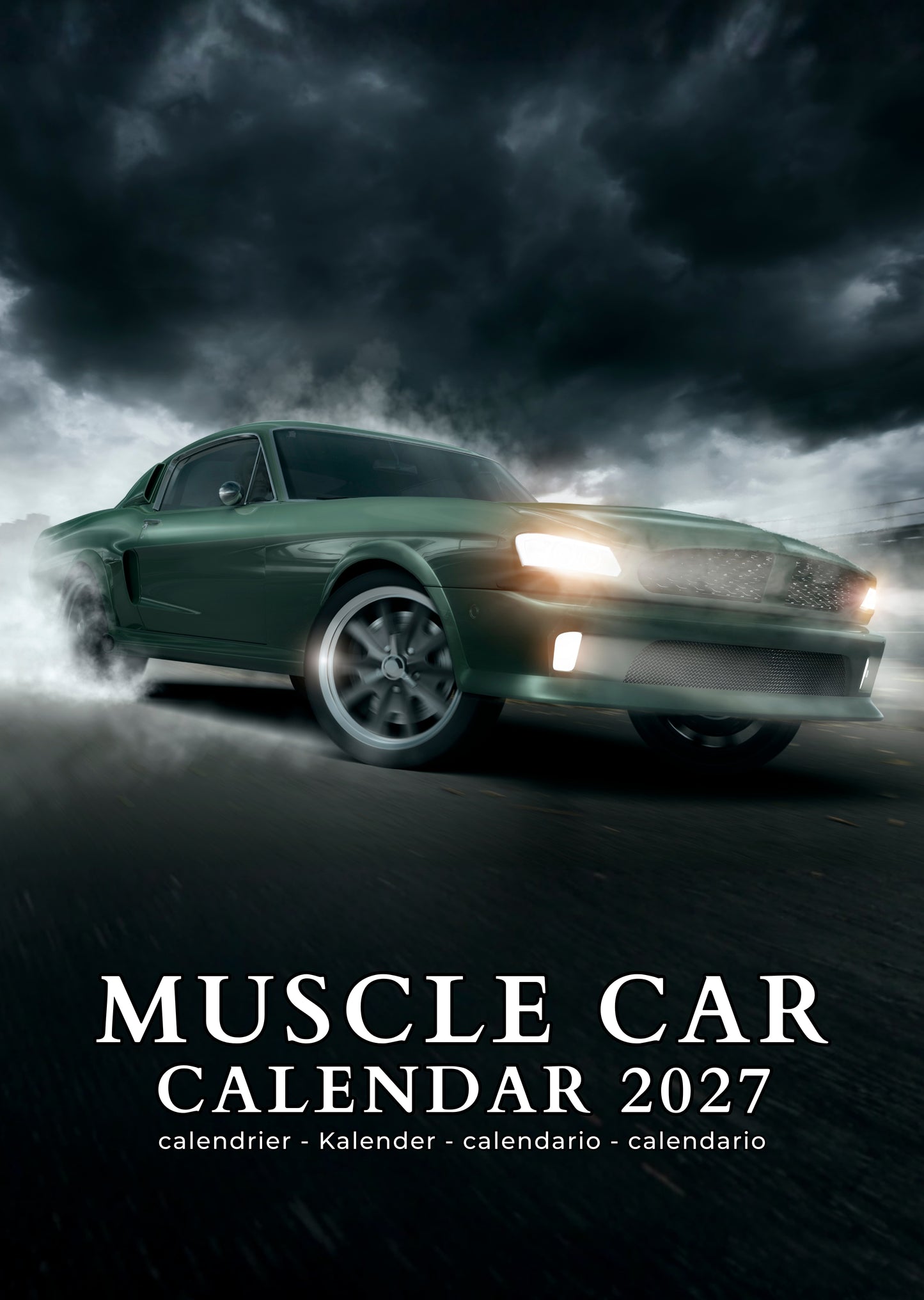 Muscle Cars Transport Calendar 2027 – M-PRA Range