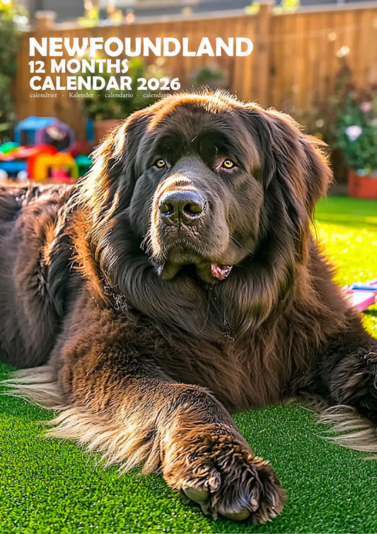 Newfoundland Dog Calendar 2026 – M-PRA Range