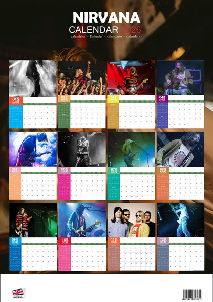 Nirvana Music Calendar 2026 – M-PRA Range