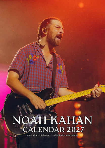 Noah Kahan Music Calendar 2027 – M-PRA Range