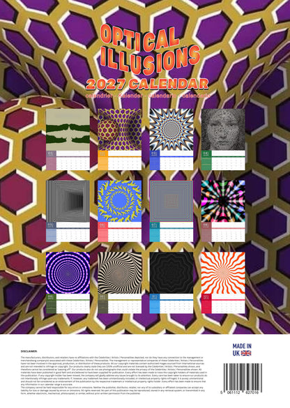 Optical Illusions Art Calendar 2027 – M-PRA Range