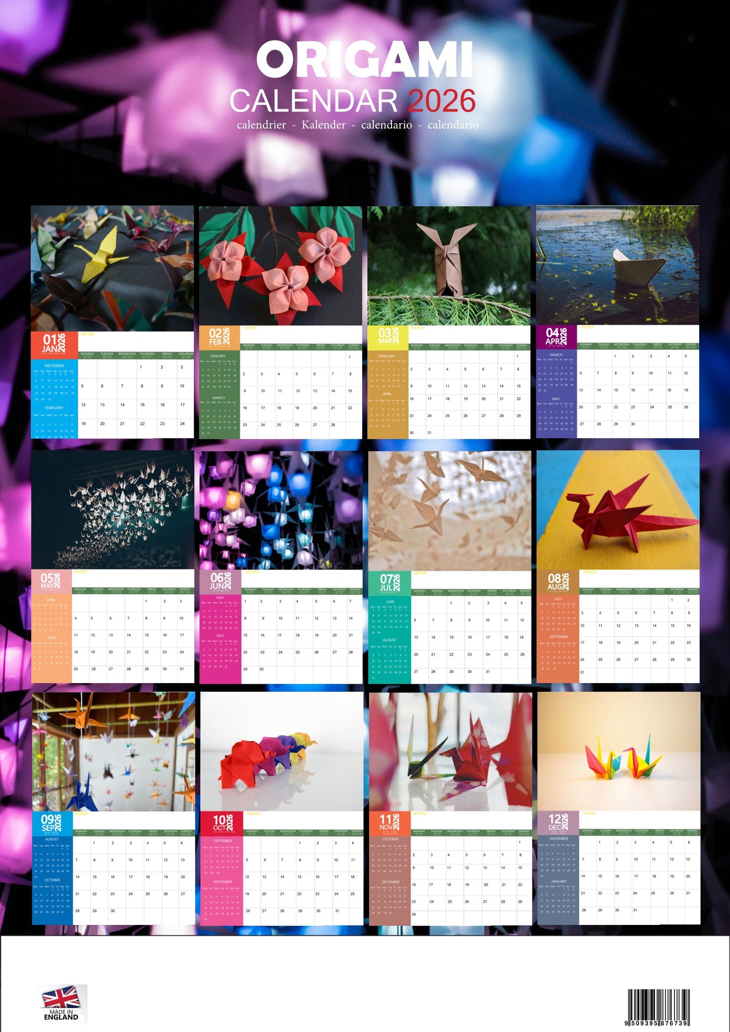 Origami Art Calendar 2026 – M-PRA Range