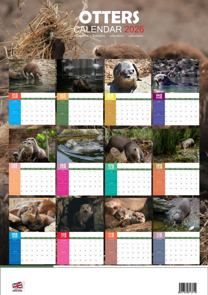 Otters Calendar 2026 – M-PRA Range
