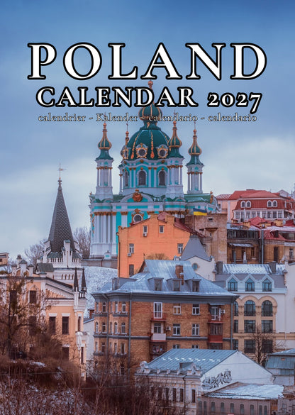 Poland Calendar 2027 – M-PRA Range
