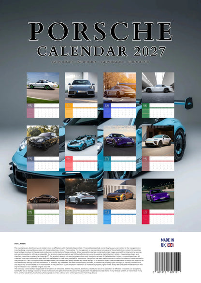 Porsche Transport Calendar 2027 – M-PRA Range