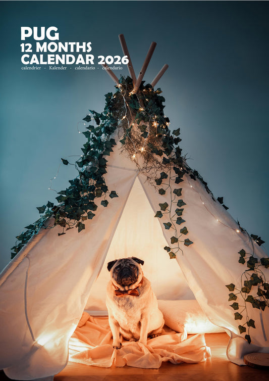 Pug Dog Calendar 2026 – M-PRA Range