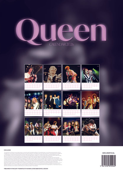 Queen Calendar 2026 – RR Range