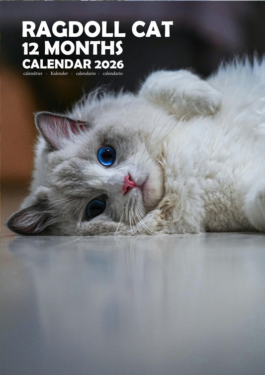 Ragdoll Cat Calendar 2026 – M-PRA Range