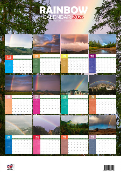 Rainbow Natural Calendar 2026 – M-PRA Range
