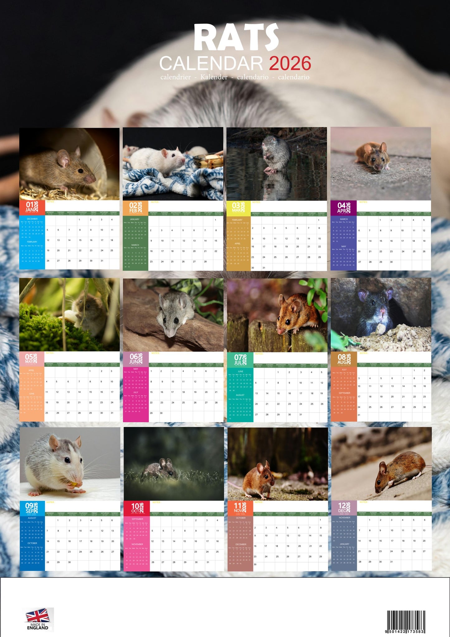 Rats Calendar 2026 – M-PRA Range
