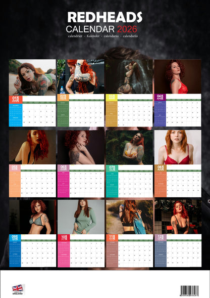 Redheads Calendar 2026 – M-PRA Range
