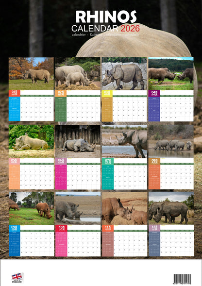 Rhinos Calendar 2026 – M-PRA Range
