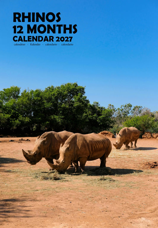 Rhinos Calendar 2027 – M-PRA Range