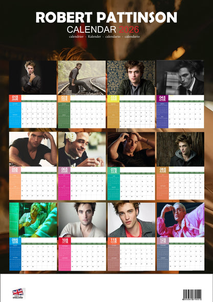 Robert Pattinson Celebrity Calendar 2026 – M-PRA Range