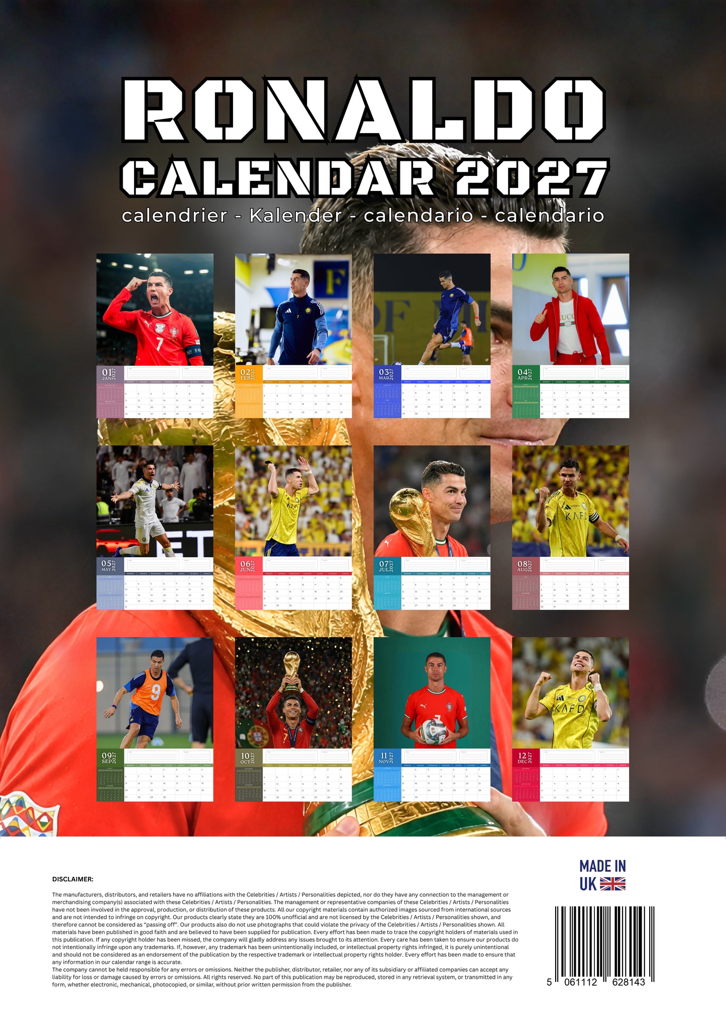 Ronaldo Calendar 2027 – M-PRA Range