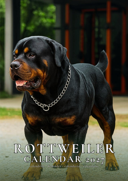 Rottweiler Dog Calendar 2027 – M-PRA Range