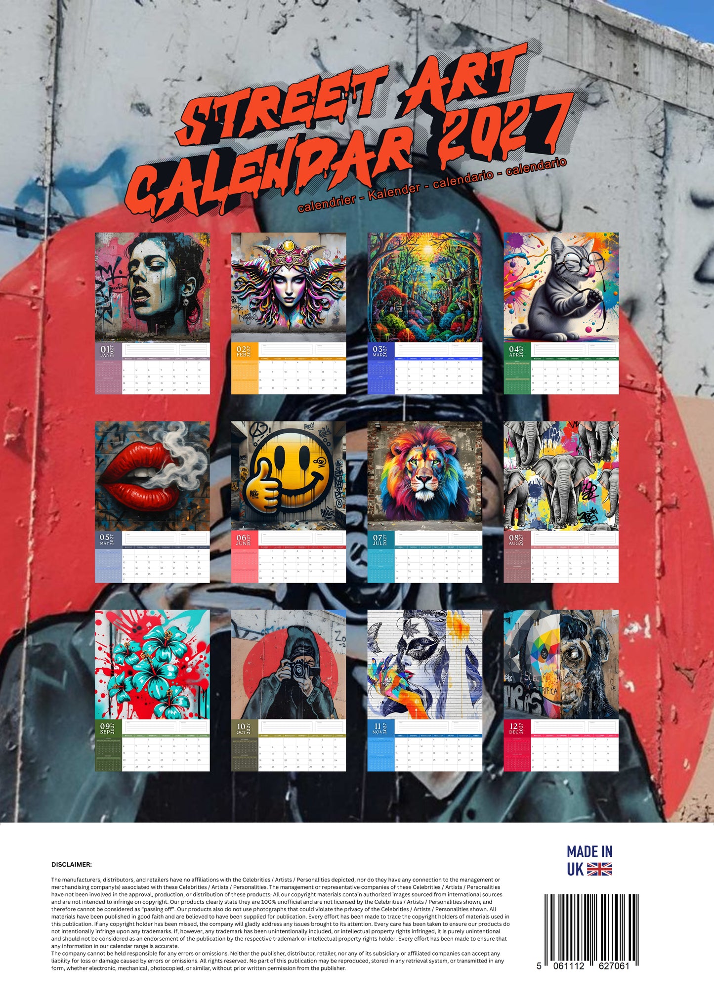 Street Art Calendar 2027 – M-PRA Range