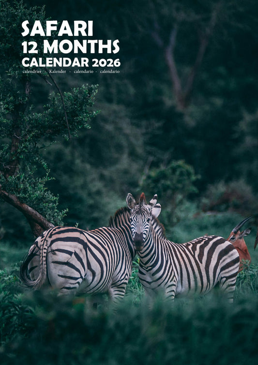 Safari Animals Calendar 2026 – M-PRA Range
