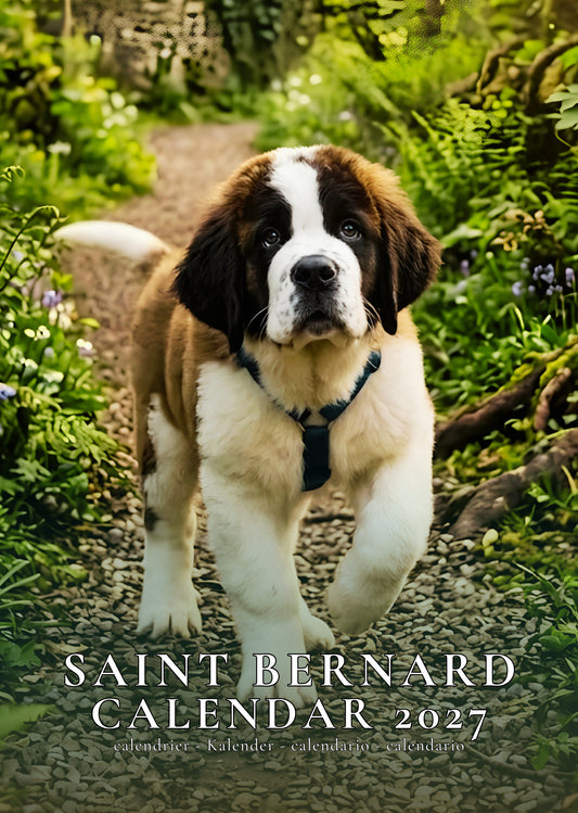 Saint Bernard Dog Calendar 2027 – M-PRA Range