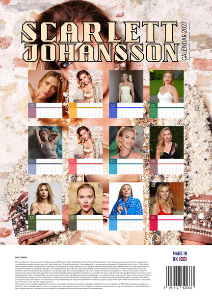 Scarlett Johansson Calendar 2027 – M-PRA Range