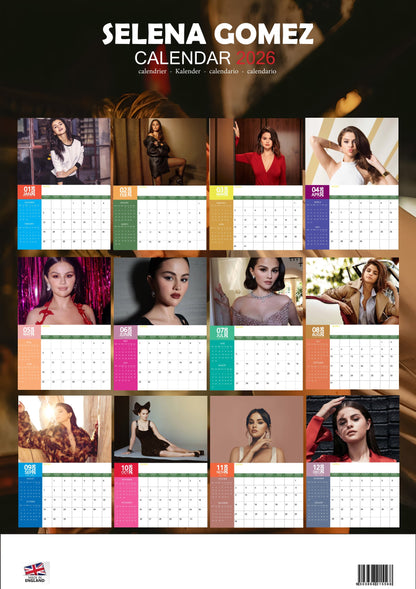 Selena Gomez Music Calendar 2026 – M-PRA Range