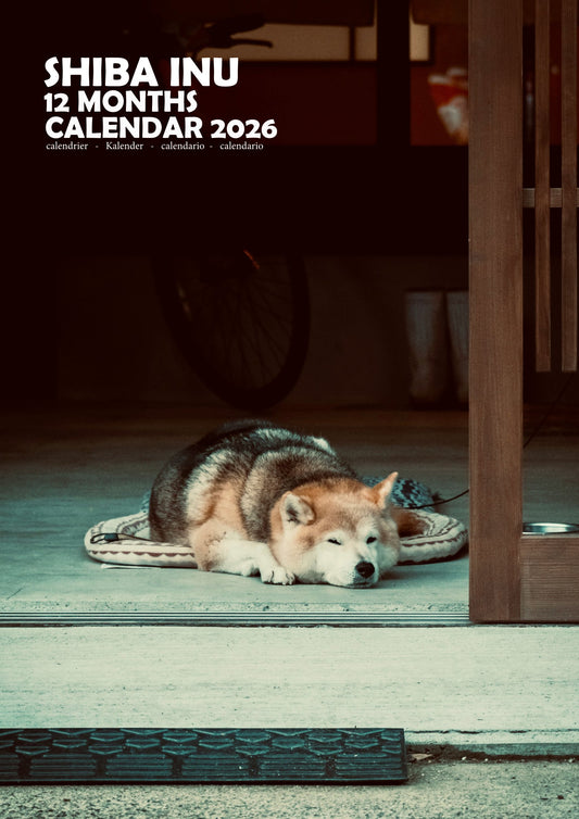 Shiba Inu Dog Calendar 2026 – M-PRA Range