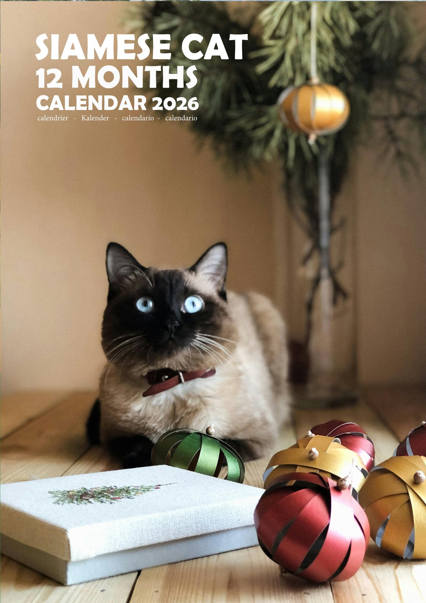 Siamese Cat Calendar 2026 – M-PRA Range