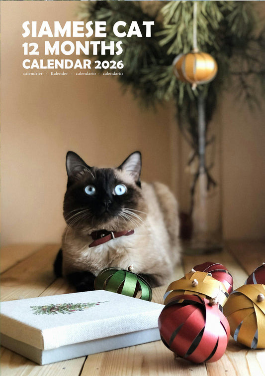Siamese Cat Calendar 2026 – M-PRA Range